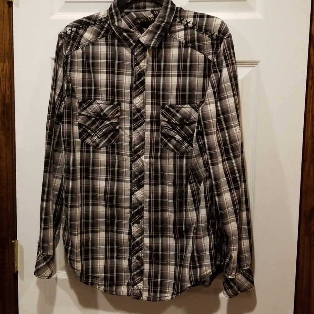 Helix long sleeve western shirt